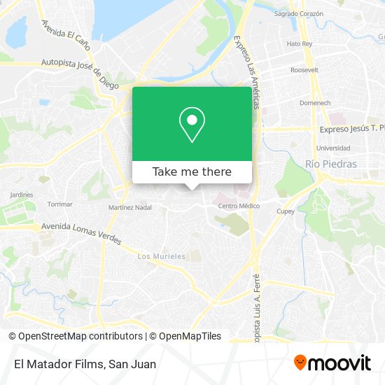 El Matador Films map