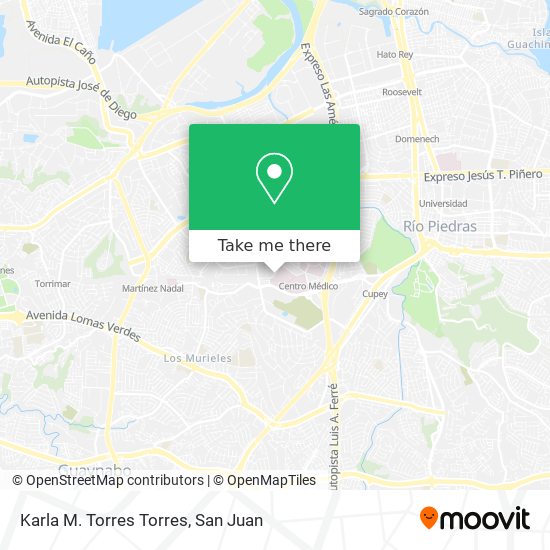 Karla M. Torres Torres map