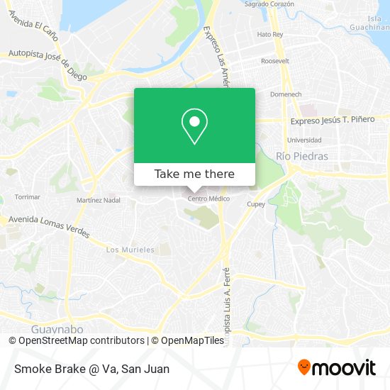 Mapa de Smoke Brake @ Va