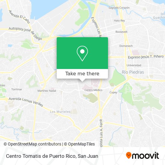 Centro Tomatis de Puerto Rico map