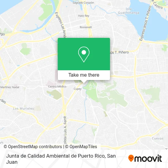 Mapa de Junta de Calidad Ambiental de Puerto Rico