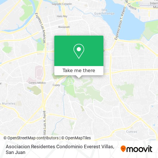 Asociacion Residentes Condominio Everest Villas map
