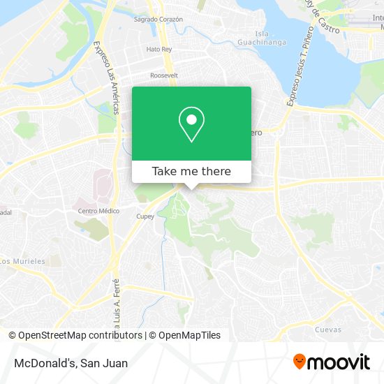 McDonald's map