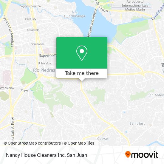Nancy House Cleaners Inc map
