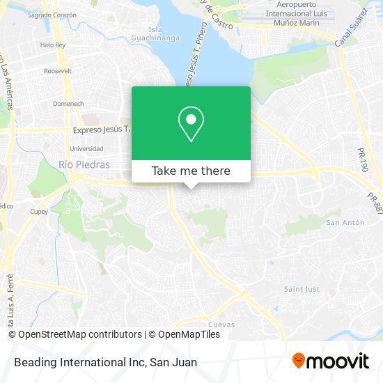 Beading International Inc map