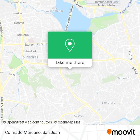 Colmado Marcano map