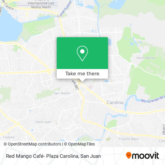 Red Mango Café- Plaza Carolina map