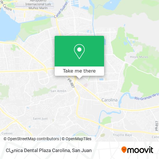 Clيnica Dental Plaza Carolina map
