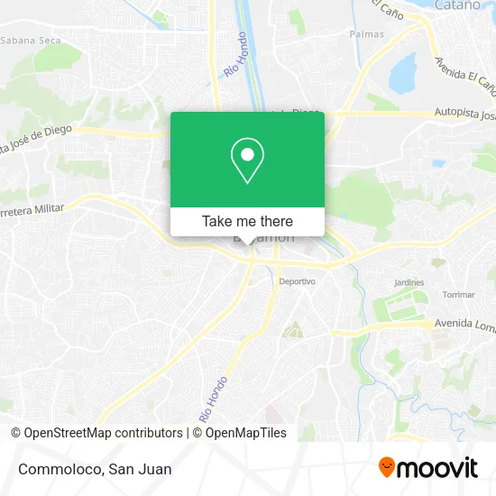 Mapa de Commoloco