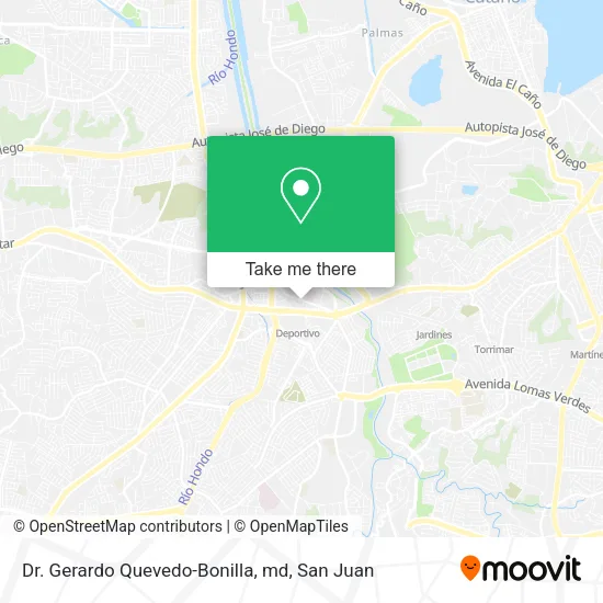 Dr. Gerardo Quevedo-Bonilla, md map
