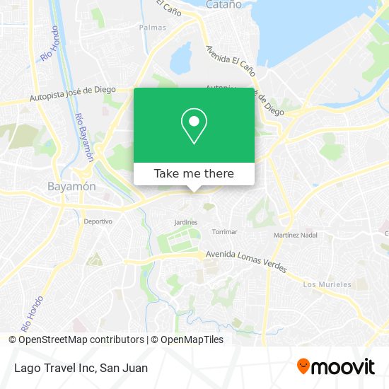 Mapa de Lago Travel Inc