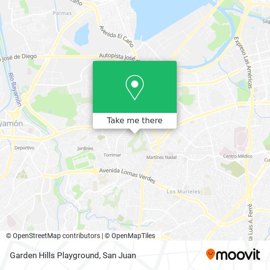 Mapa de Garden Hills Playground