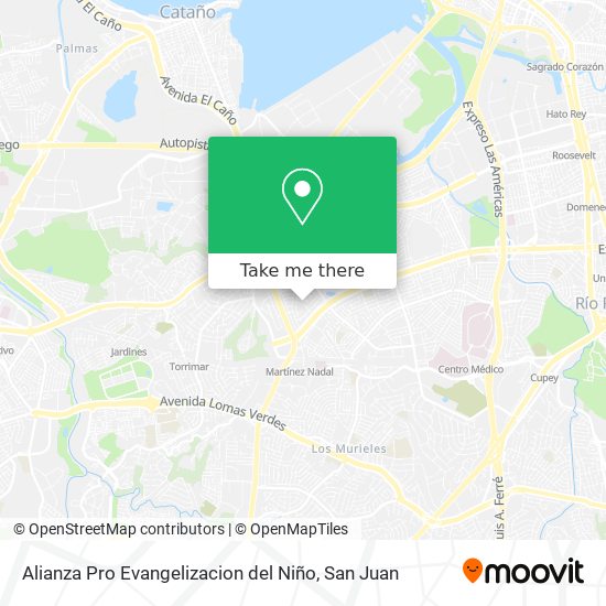 Alianza Pro Evangelizacion del Niño map