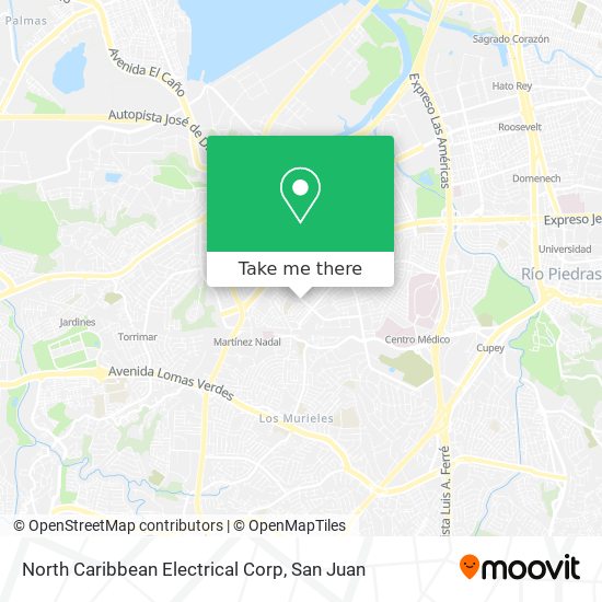 North Caribbean Electrical Corp map