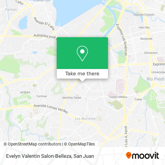 Evelyn Valentin Salon-Belleza map