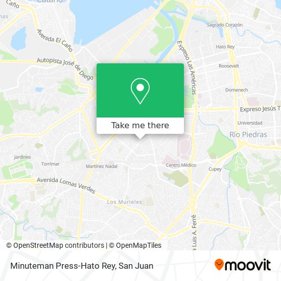 Minuteman Press-Hato Rey map
