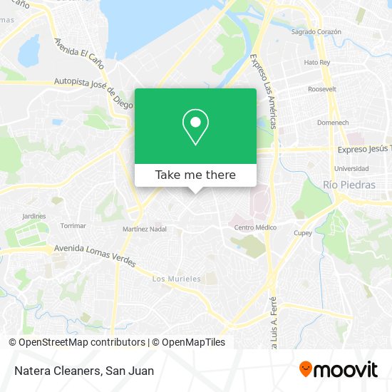Natera Cleaners map