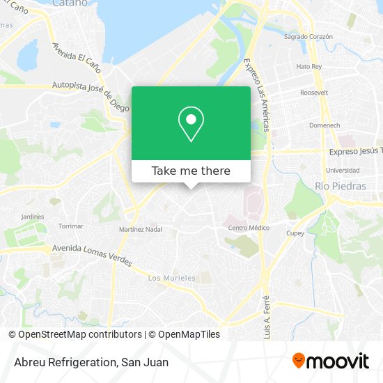 Abreu Refrigeration map