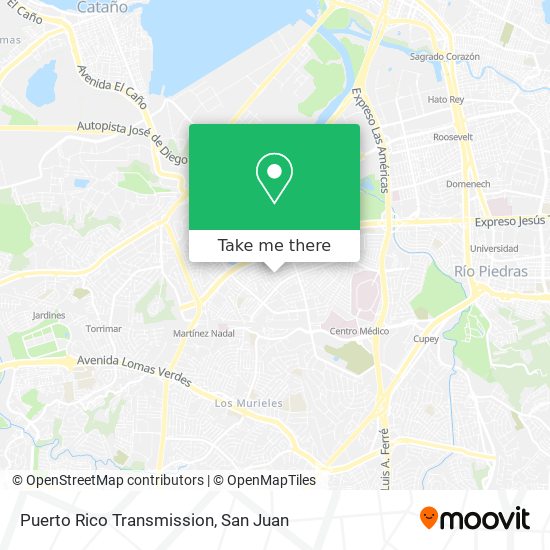 Puerto Rico Transmission map