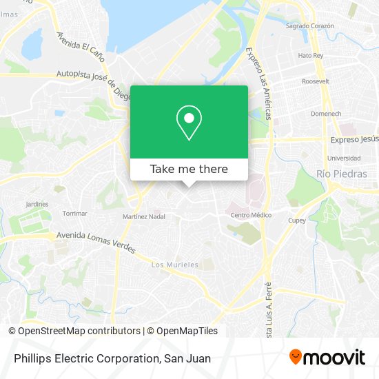 Mapa de Phillips Electric Corporation