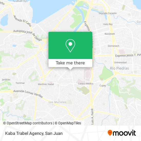 Kaba Trabel Agency map