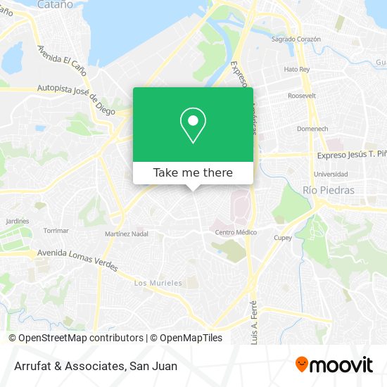 Mapa de Arrufat & Associates