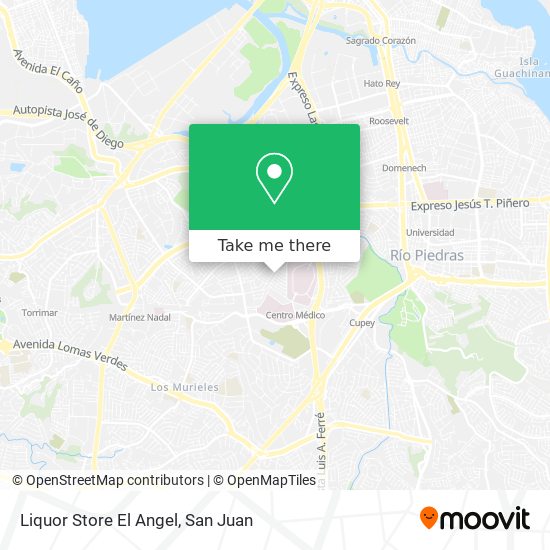 Mapa de Liquor Store El Angel