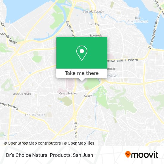 Dr's Choice Natural Products map