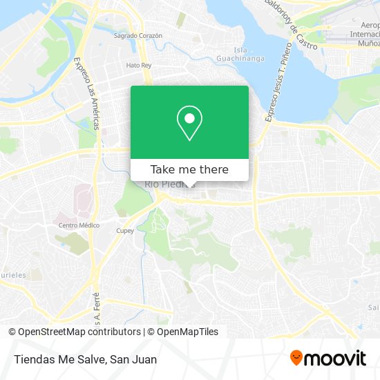 Mapa de Tiendas Me Salve
