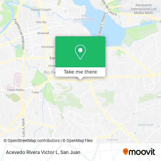 Acevedo Rivera Victor L map