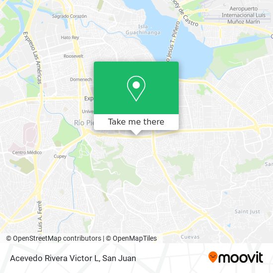 Mapa de Acevedo Rivera Victor L