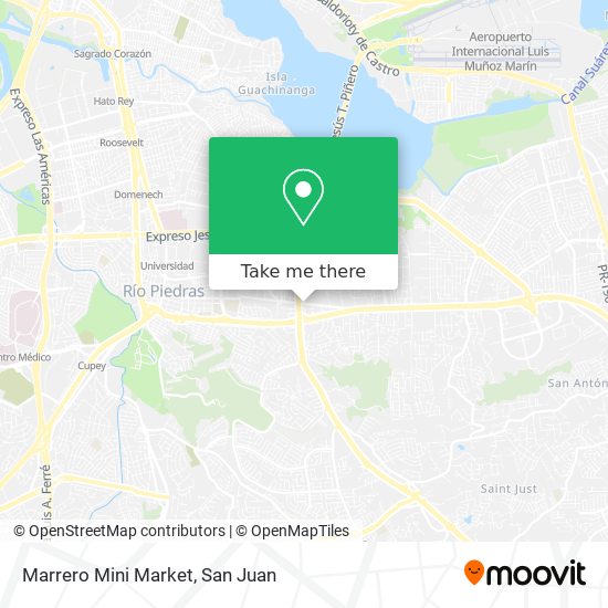 Marrero Mini Market map