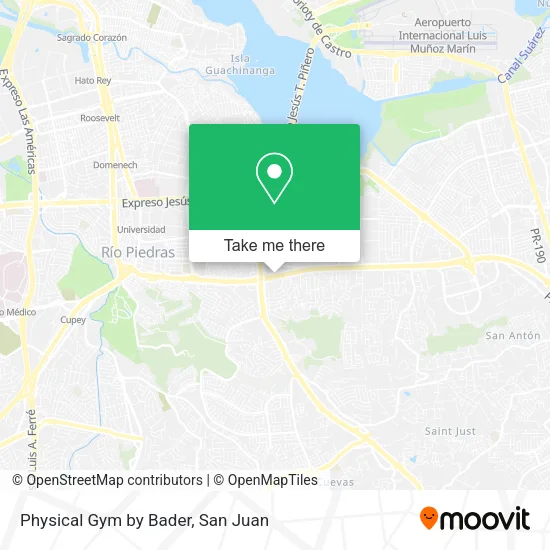 Physical Gym by Bader map