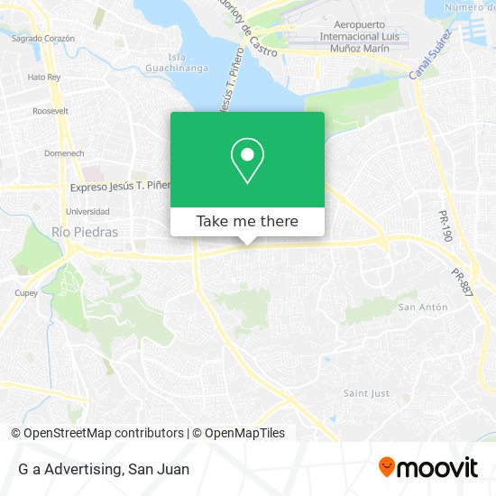 G a Advertising map