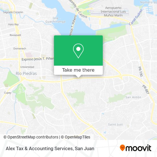 Mapa de Alex Tax & Accounting Services