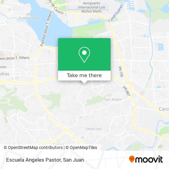 Escuela Angeles Pastor map