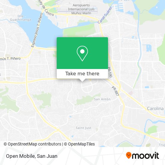 Open Mobile map