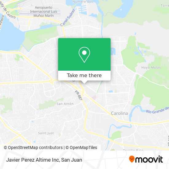 Javier Perez Altime Inc map