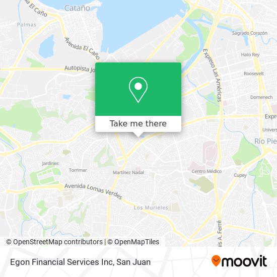 Egon Financial Services Inc map