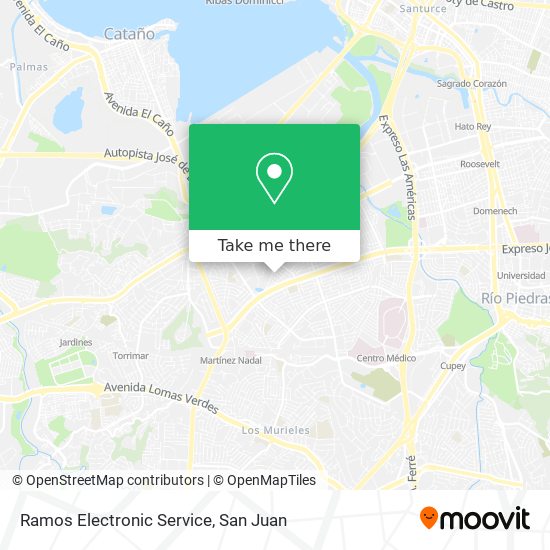 Ramos Electronic Service map
