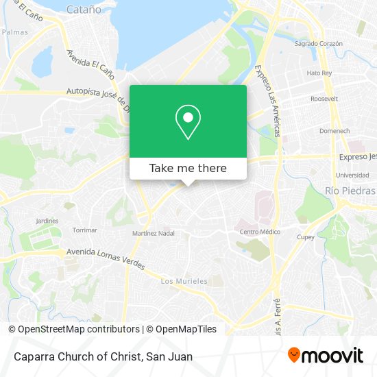 Mapa de Caparra Church of Christ