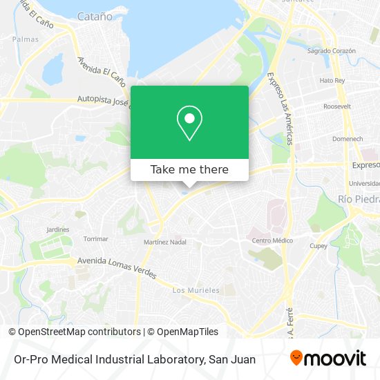 Mapa de Or-Pro Medical Industrial Laboratory