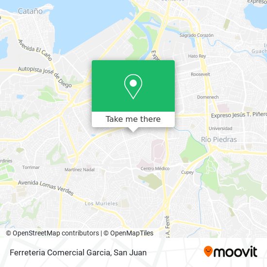 Mapa de Ferreteria Comercial Garcia