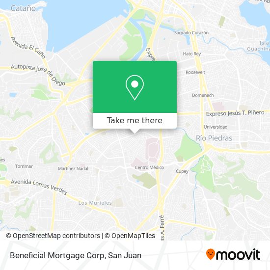Beneficial Mortgage Corp map