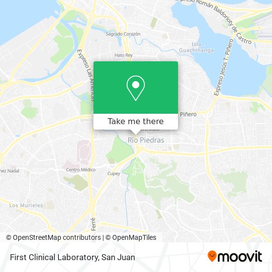 Mapa de First Clinical Laboratory