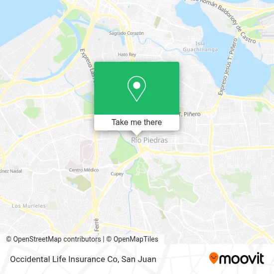 Occidental Life Insurance Co map