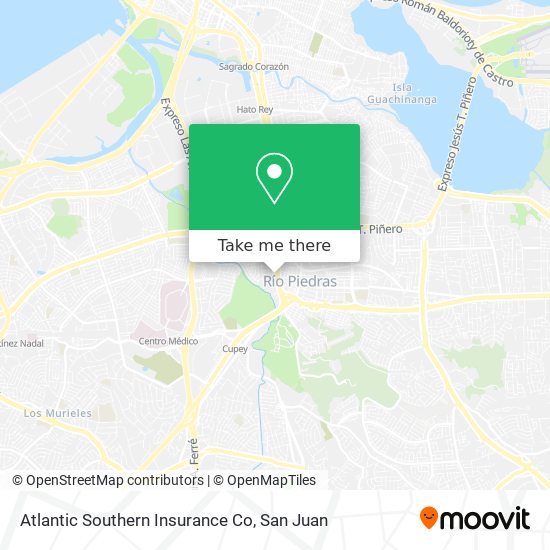 Atlantic Southern Insurance Co map