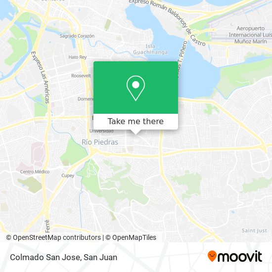 Colmado San Jose map