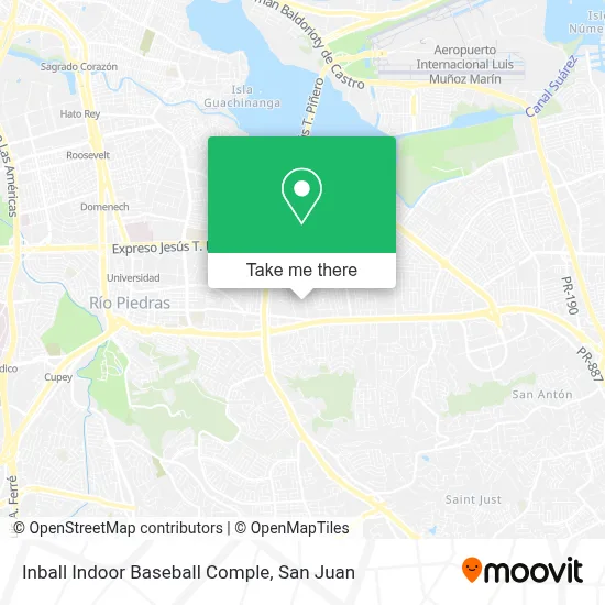 Inball Indoor Baseball Comple map