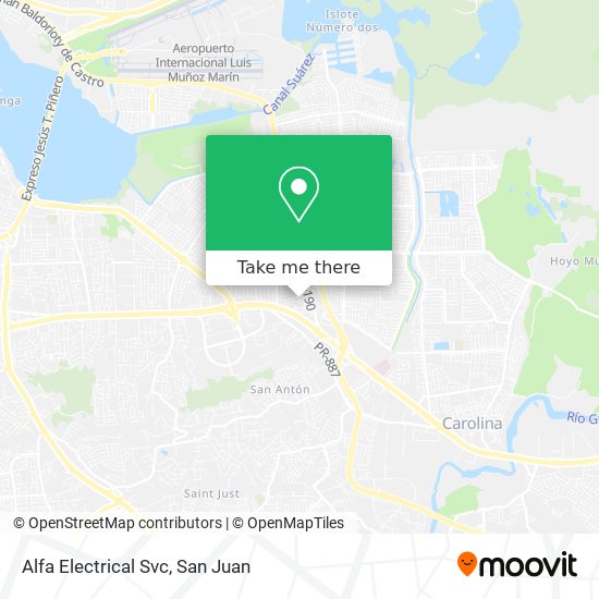 Alfa Electrical Svc map